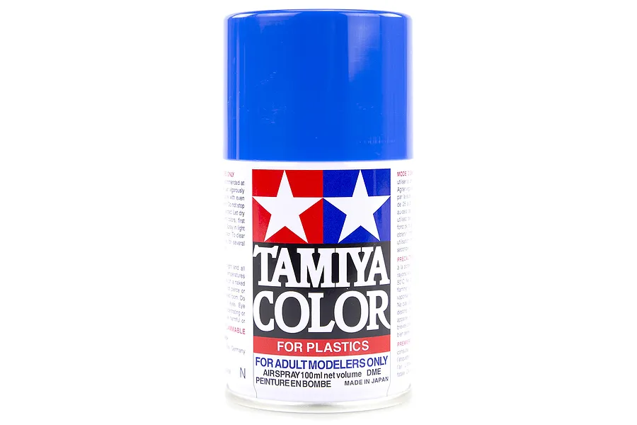 Tamiya TS-44 Brilliant Blue Lacquer Spray Paint 100ml image 14105