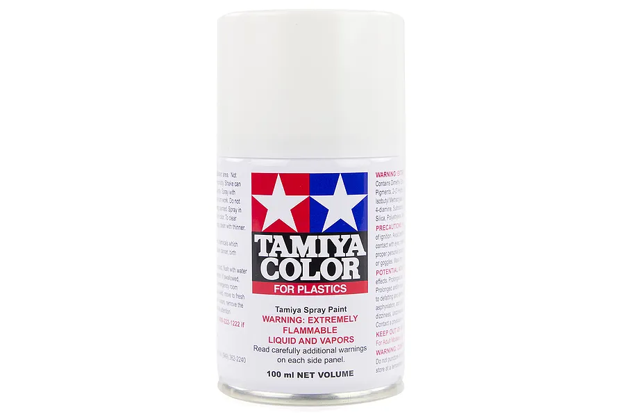 Tamiya TS-45 Pearl White Lacquer Spray Paint 100ml image 14106