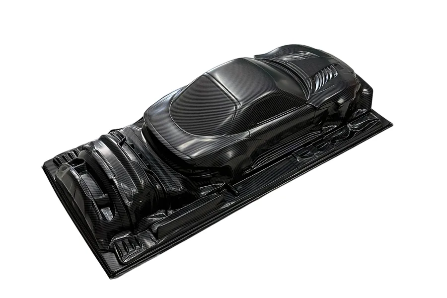 Pandora RC 1/10 RX-7 FD3S BLS BN-Sports Painted Body Shell - Carbon Fibre Style  image 141062