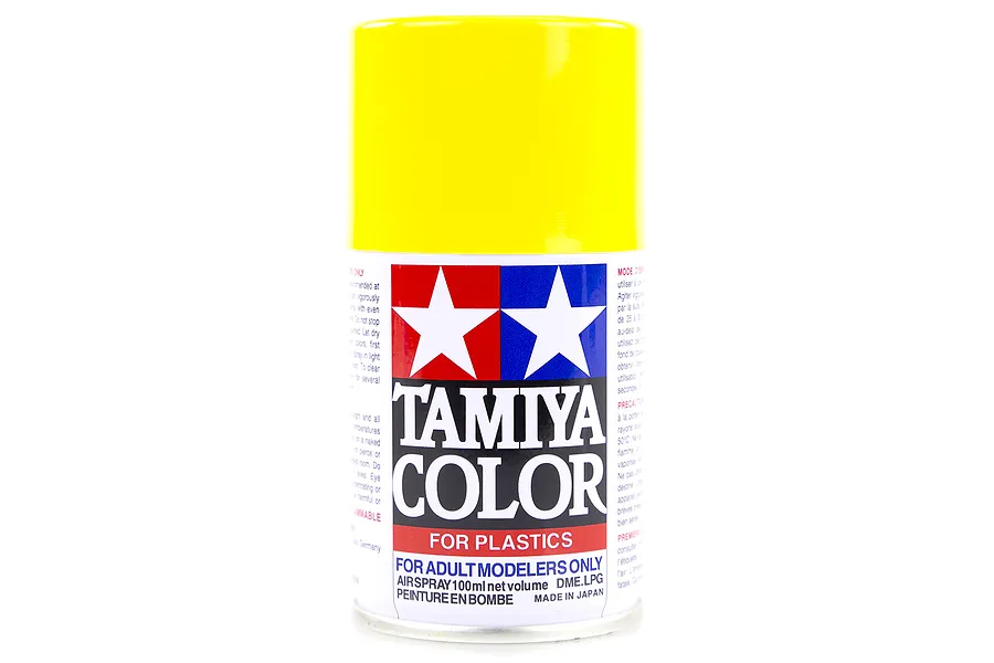 Tamiya TS-47 Chrome Yellow Lacquer Spray Paint 100ml image 14108