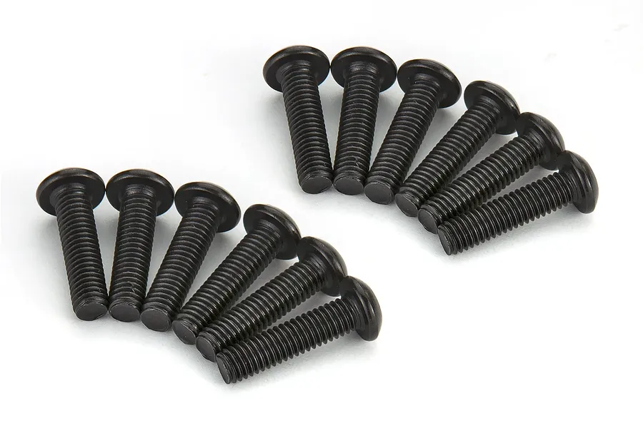 Atrek 3x12mm Fine Thread Button Head Screws 12Pcs image 141088