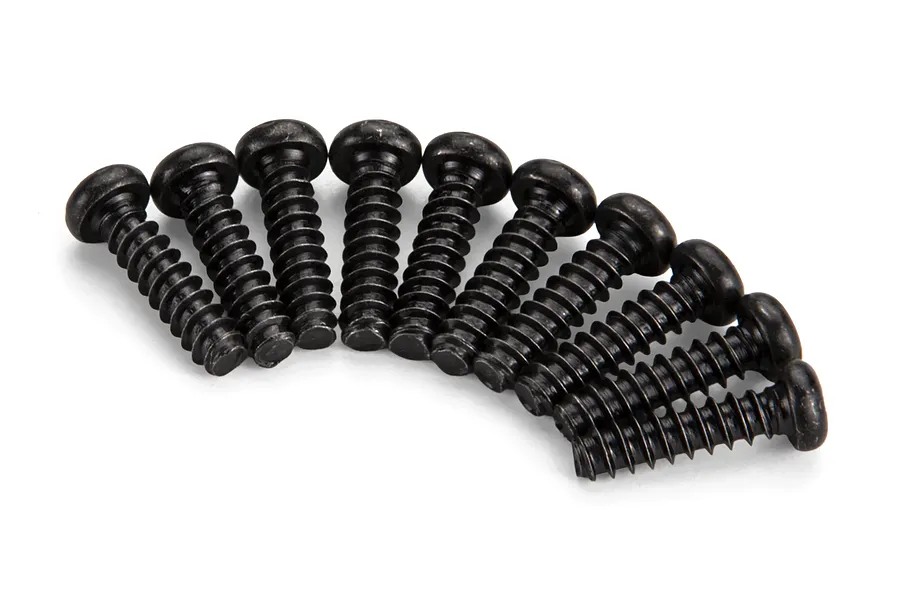 Atrek 2.6x10mm Coarse Thread Binder Head Screws 10Pcs image 141090
