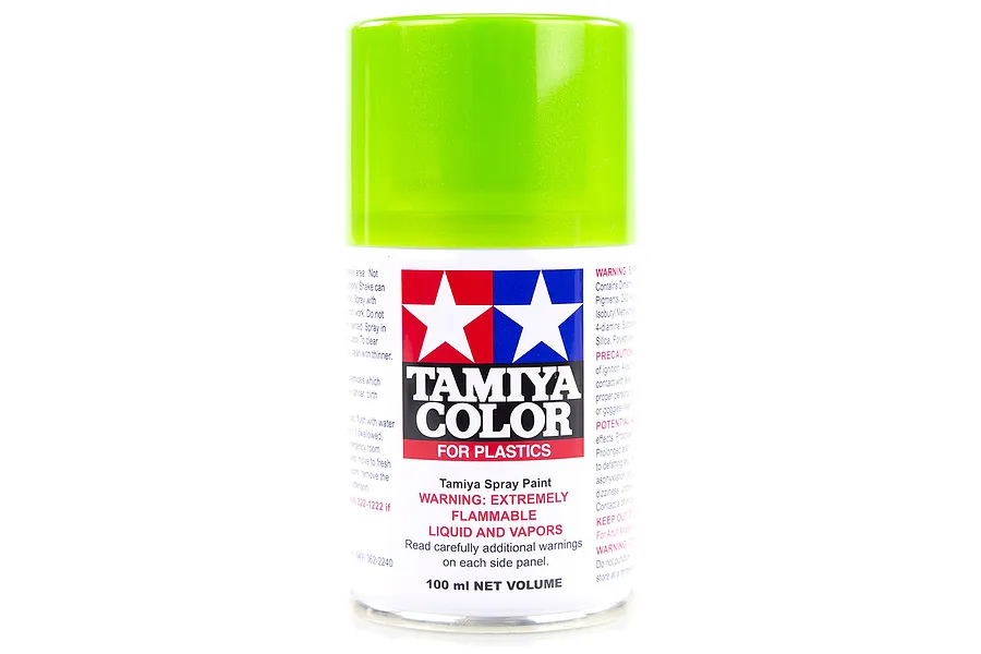 Tamiya TS-52 Candy Lime Green Lacquer Spray Paint 100ml image 14113