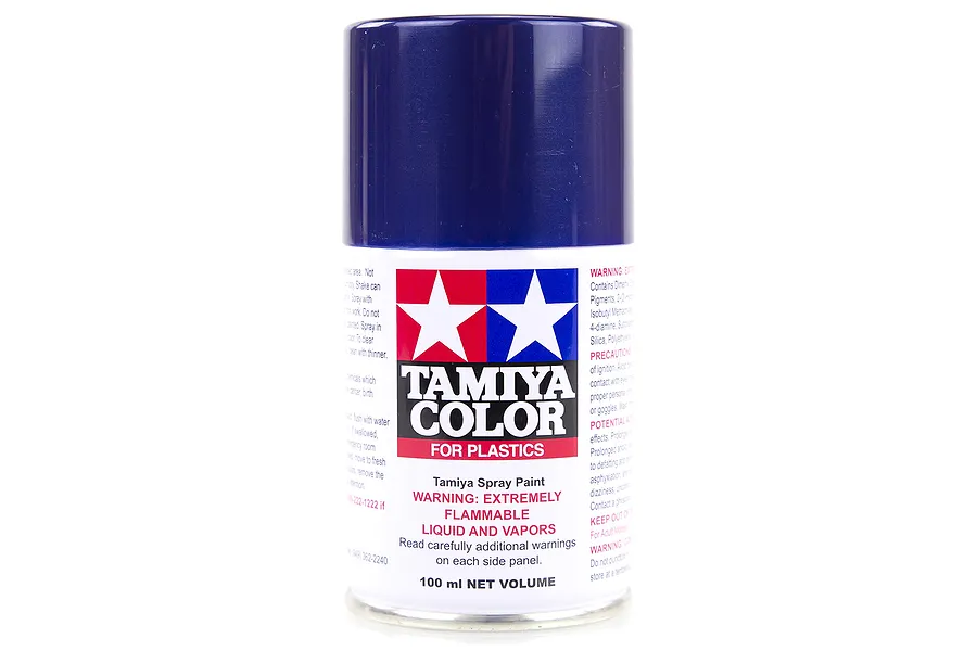 Tamiya TS-53 Deep Metallic Blue Lacquer Spray Paint 100ml image 14114
