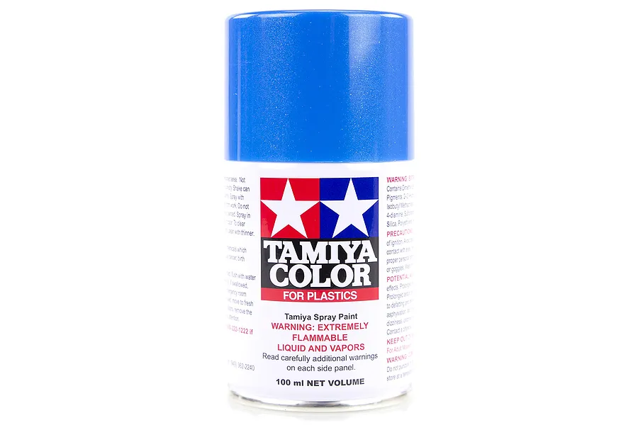 Tamiya TS-54 Light Metallic Blue Lacquer Spray Paint 100ml image 14115