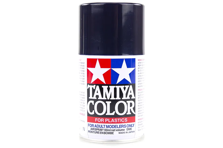 Tamiya TS-55 Dark Blue Lacquer Spray Paint 100ml image 14116