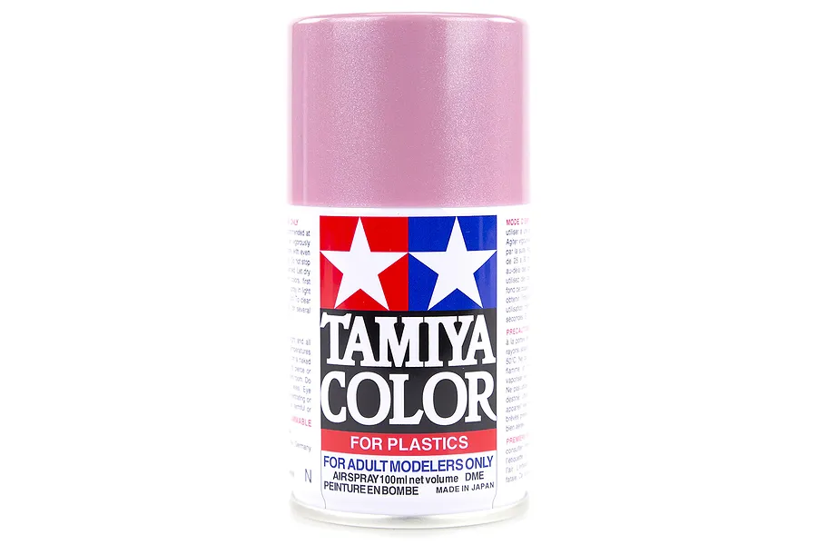 Tamiya TS-59 Pearl Light Red Lacquer Spray Paint 100ml image 14120