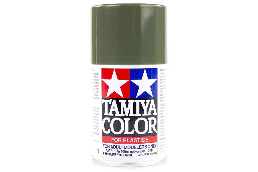 Tamiya TS-61 Nato Green Lacquer Spray Paint 100ml image 14122