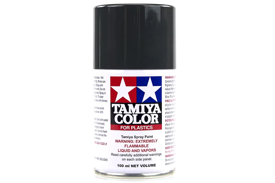 Tamiya TS-63 Nato Black Lacquer Spray Paint 100ml image 14124