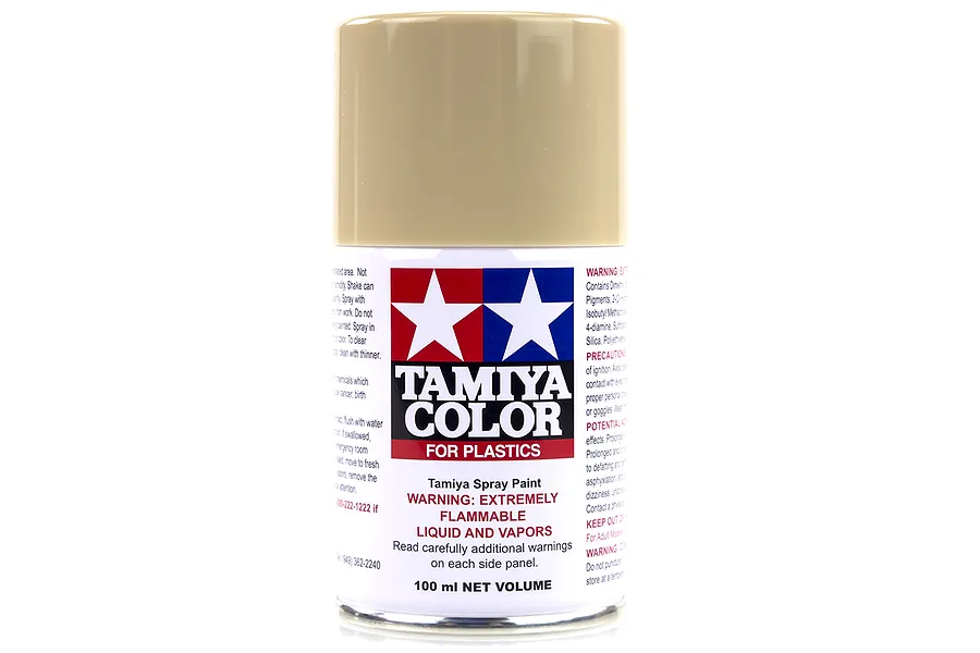 Tamiya TS-68 Wooden Deck Tan Lacquer Spray Paint 100ml image 14129