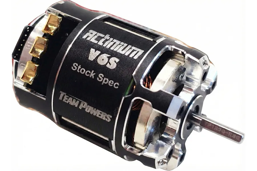 Team Powers Actinium V6S 17.5T Stock Edition Brushless Motor image 141300