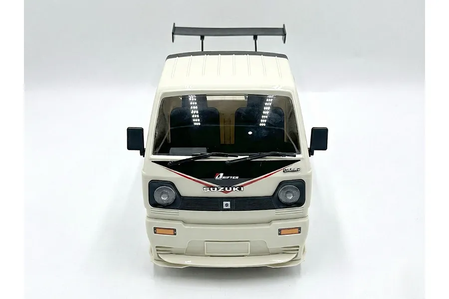 WPL D14S Suzuki Carry with Wide Body Kit RC Drift Kei Truck Electric Brushless 4WD 1/10 Scale RTR - White image 141314