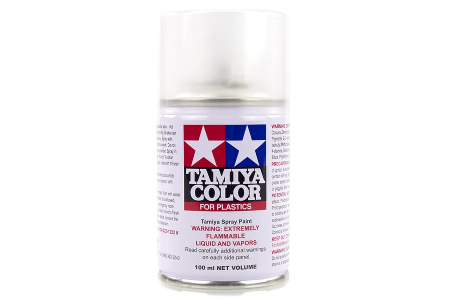 Tamiya TS-80 Flat Clear Lacquer Spray Paint 100ml image 14138