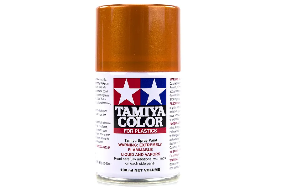 Tamiya TS-92 Metallic Orange Lacquer Spray Paint 100ml image 14142