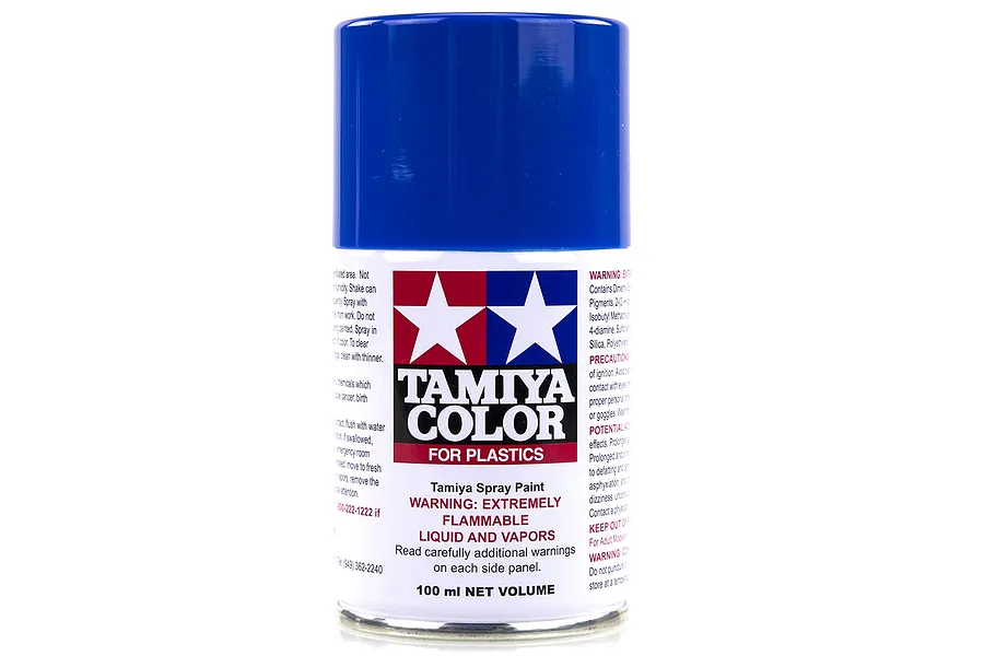 Tamiya TS-93 Pure Blue Lacquer Spray Paint 100ml image 14143