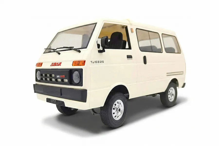 WPL D42 Kei Daihatsu HiJet 80 RC Drift Van Electric RWD 1/10 Scale RTR - White image 141466