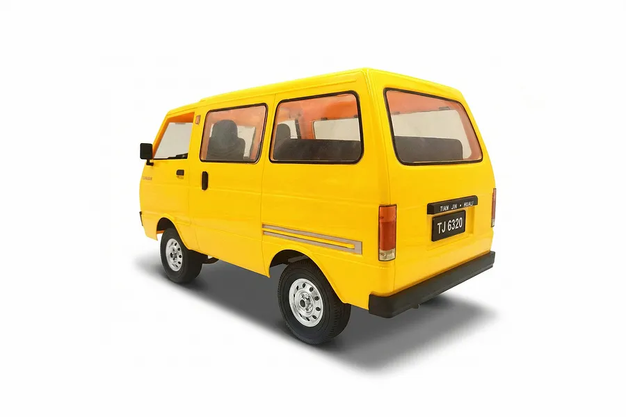 WPL D42 Kei Daihatsu HiJet 80 RC Drift Van Electric RWD 1/10 Scale RTR - Yellow image 141472