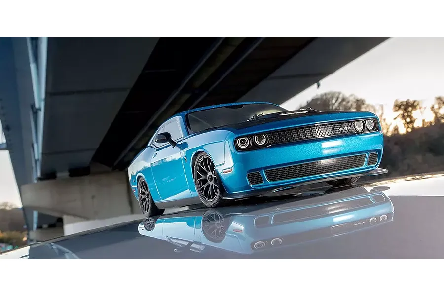 Kyosho Fazer Mk2 Dodge Challenger SRT Hellcat LWB RC Car Electric 4WD 1/10 Scale RTR - Blue image 141501