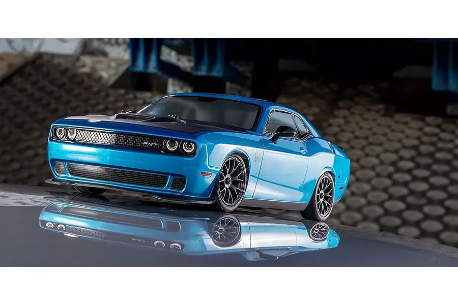 Kyosho Fazer Mk2 Dodge Challenger SRT Hellcat LWB RC Car Electric 4WD 1/10 Scale RTR - Blue image 141502