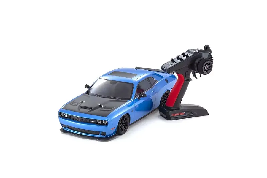 Kyosho Fazer Mk2 Dodge Challenger SRT Hellcat LWB RC Car Electric 4WD 1/10 Scale RTR - Blue image 141503