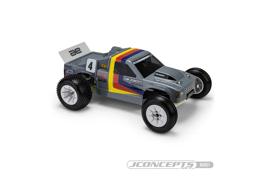 JConcepts 1/10 RC10T &amp;quot;1991 Winter Champs&amp;quot; Edition Unpainted Body Shell - Clear image 141530