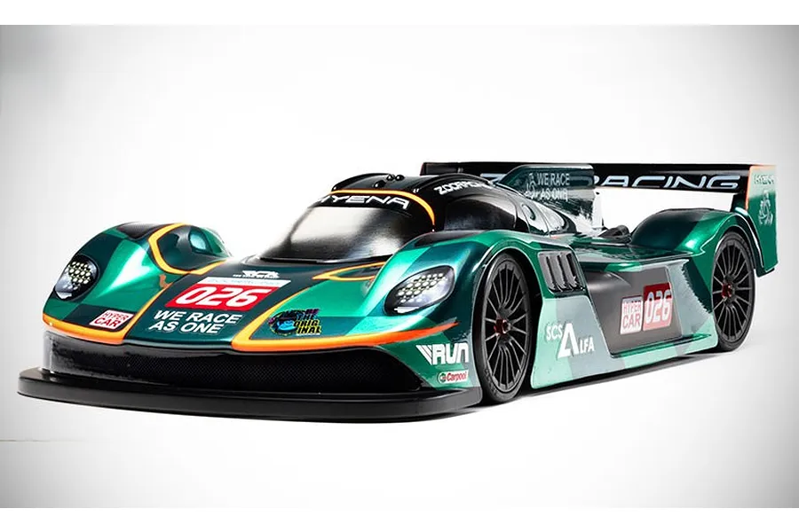 ZooRacing 1/12 Hyena Hyper Car Unpainted Body Shell - Clear image 141531