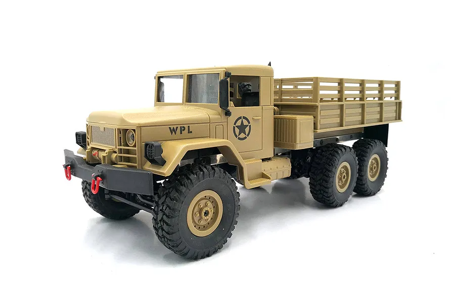 WPL B16 RC Military Truck Electric 1/16 Scale RTR - Beige image 141568