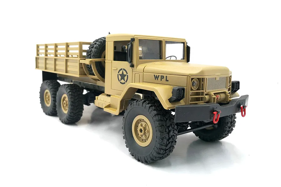 WPL B16 RC Military Truck Electric 1/16 Scale RTR - Beige image 141570