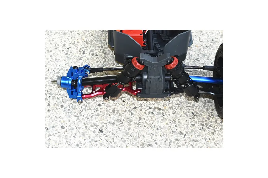 GPM Aluminium Front Steering Hubs 2Pcs - Red image 141577