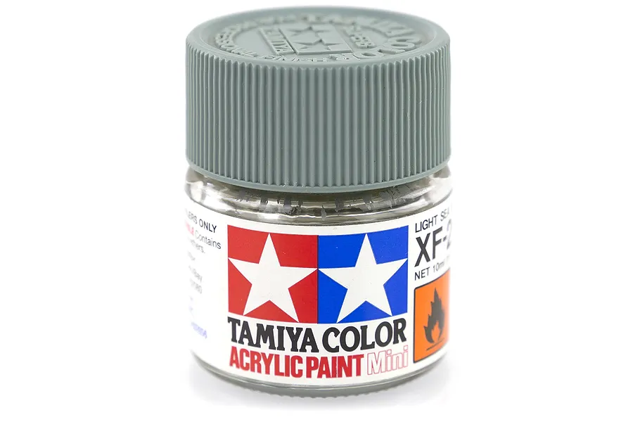 Tamiya XF-25 Light Sea Grey Flat Acrylic Paint 10ml image 14160