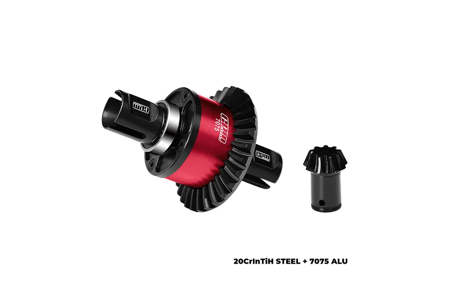 GPM 20CrMnTi Steel/Aluminium 30T/9T 2Mod Complete Differential - Red image 141647