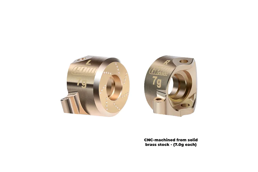GPM Brass Weighted (7g) Steering Hubs 2Pcs image 141880