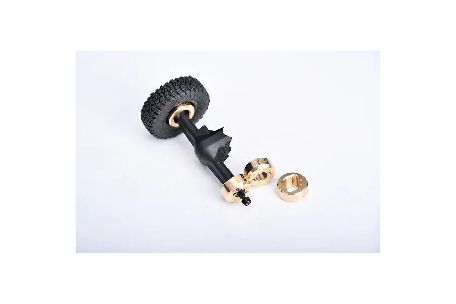 GPM Brass Weighted (5g) Rear Hubs 2Pcs image 4