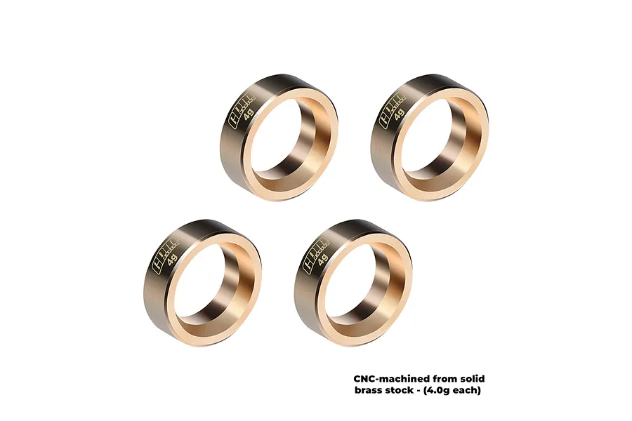 GPM Brass (4g) Wheel Weights 2Pcs image 141887