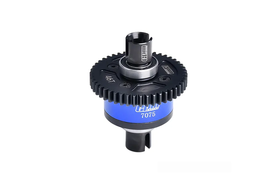 GPM 20CrMnTi Steel/Aluminium Complete 46T 1Mod Differential - Blue image 141890