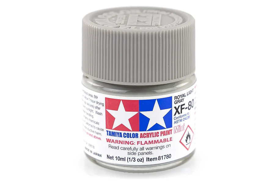 Tamiya XF-80 Navy Grey British Flat Acrylic Paint 10ml image 14190