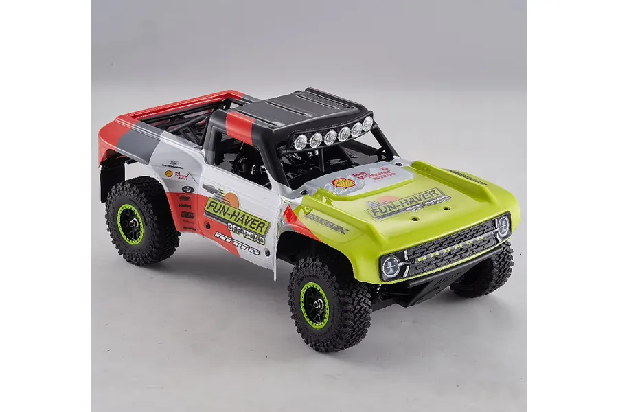FMS FSC18 Ford Bronco EB 2024 RC Short Course Truck Electric Brushless 4WD 1/18 Scale RTR - White image 142028