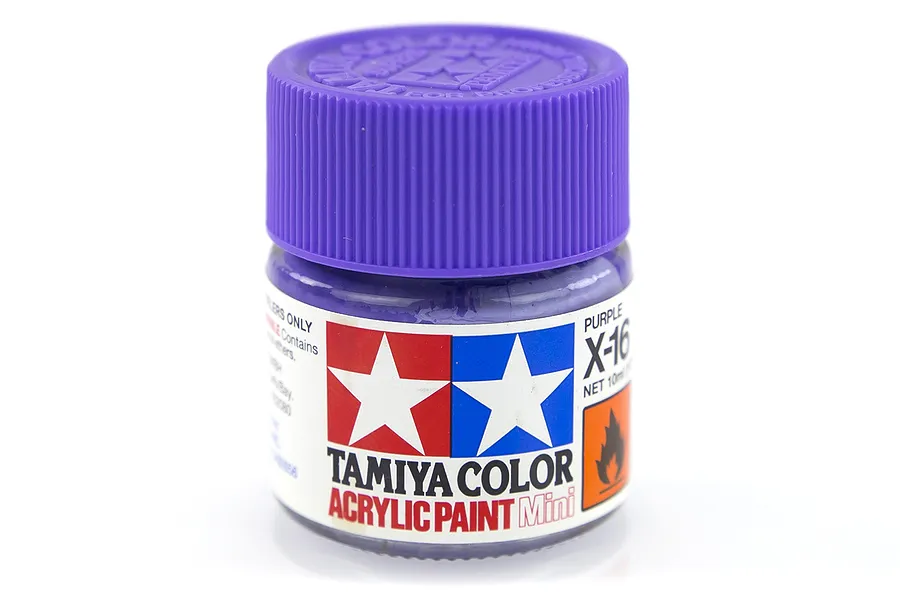 Tamiya X-16 Purple Gloss Acrylic Paint 10ml image 14206