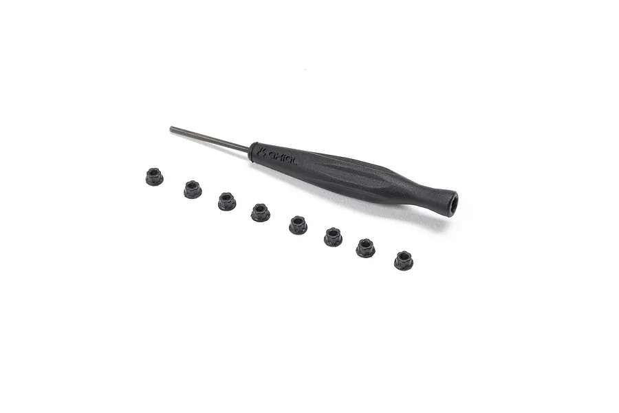 Axial 0.050&amp;quot; Wheel Nuts and Tool 9Pcs image 1