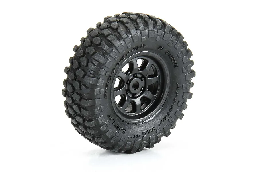 Pro-Line 1/30 BFG Krawler T/A KX Front and Rear Rims on Black Icon Nuevo 4Pcs - Glued Wheels image 1