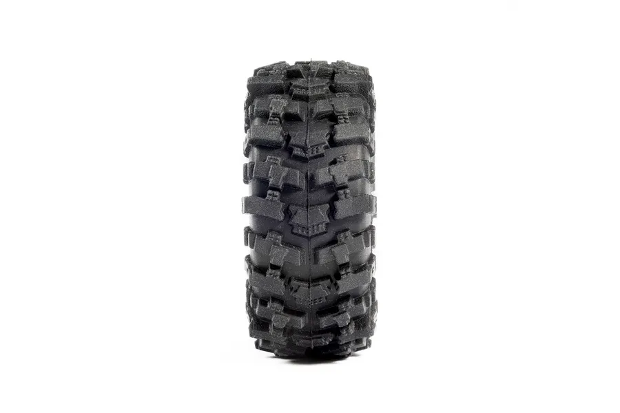 Pro-Line 1/30 Chrome Beast Front and Rear Rims on Baja Pro X Tyres 4Pcs - Glued Wheels image 3