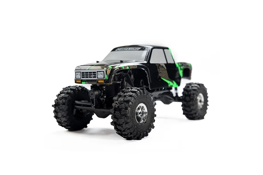 Pro-Line 1/30 Chrome Beast Front and Rear Rims on Baja Pro X Tyres 4Pcs - Glued Wheels image 5