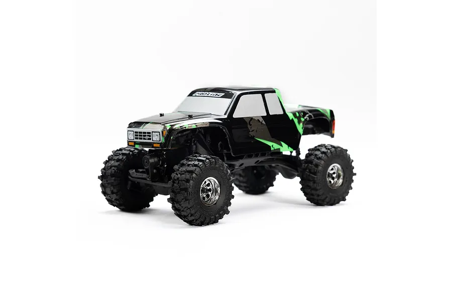 Pro-Line 1/30 Chrome Beast Front and Rear Rims on Baja Pro X Tyres 4Pcs - Glued Wheels image 10