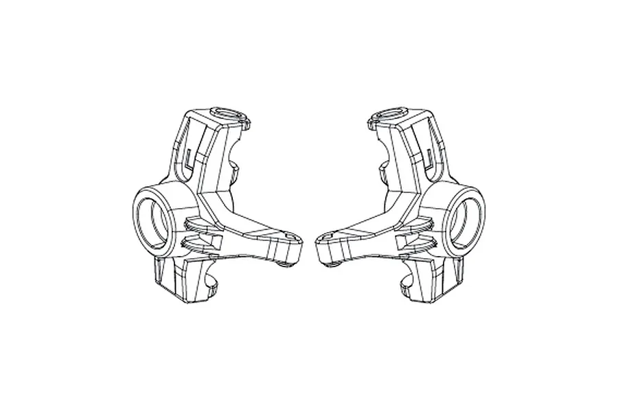 MJX RC Steering Hubs 2Pcs image 142251
