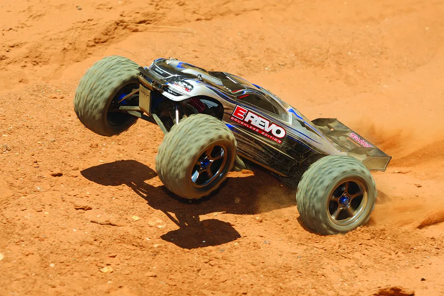 Traxxas E-Revo RC Truck Electric Brushless 4WD 1/10 Scale RTR with ID &amp;amp; TSM image 14228