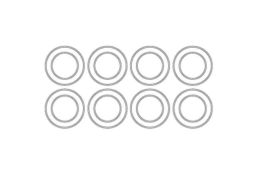 MJX RC 13x8x4mm Metal Shielded Ball Bearings 8Pcs image 142306