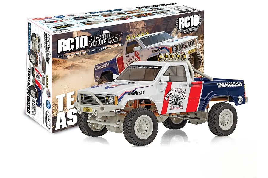 Team Associated RC10 4X4 Pickup Truck RC Rock Crawler Electric 4WD 1/12 Scale Kit image 142415