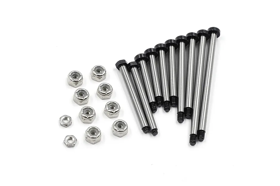 Yeah Racing 1/10 2WD Steel Suspension Arm Pin Set  image 142591