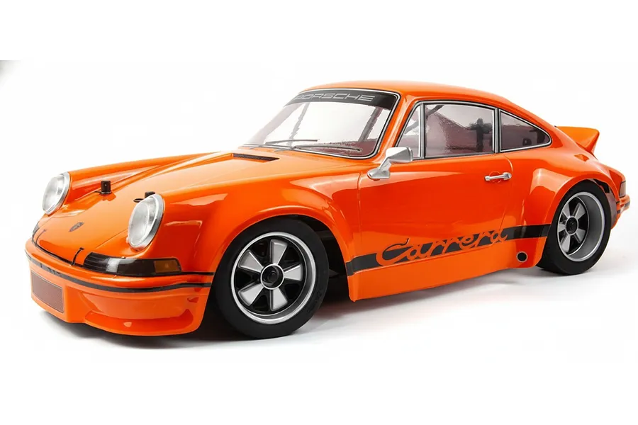 HPI Sport 3 Flux 1973 Porsche 911 Carrera RSR RC Car Electric Brushless 4WD 1/10 Scale RTR - Orange image 142629