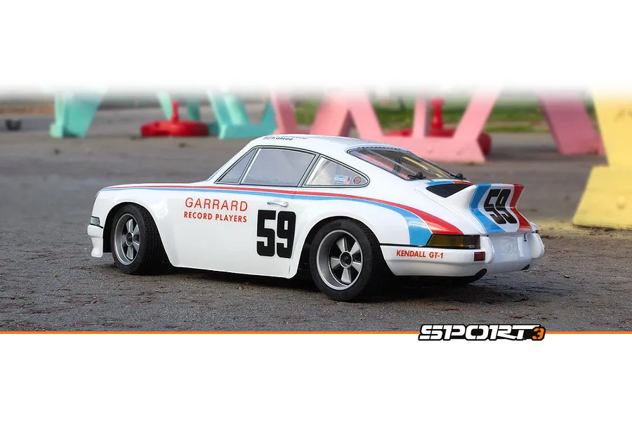 HPI Sport 3 1973 Porsche 911 Carrera RSR RC Car Electric 4WD 1/10 Scale RTR - White image 142642